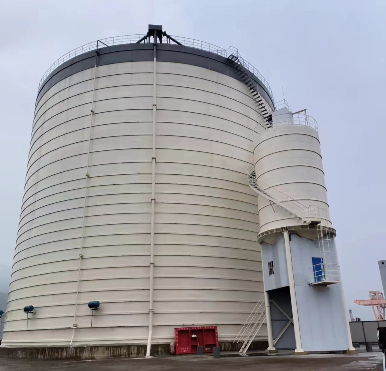 清流10万吨水泥钢板库